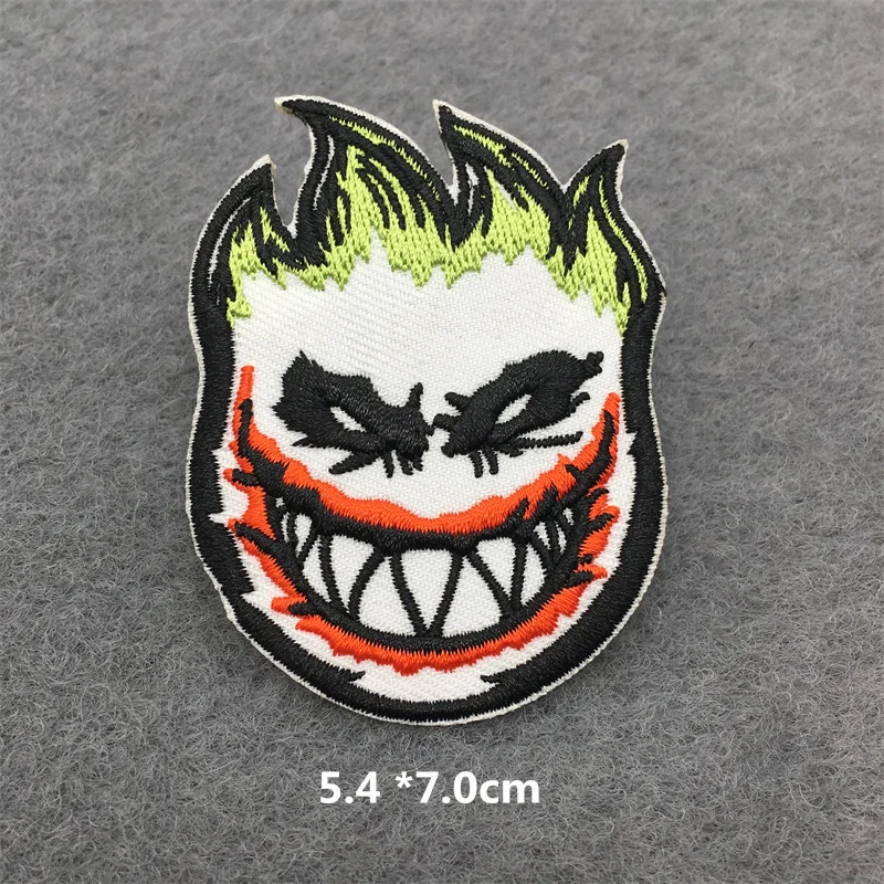 Parches Punk para ropa, parches termoadhesivos para ropa, pegatinas para planchar, parche bordado a rayas, apliques Diy - imagen 4