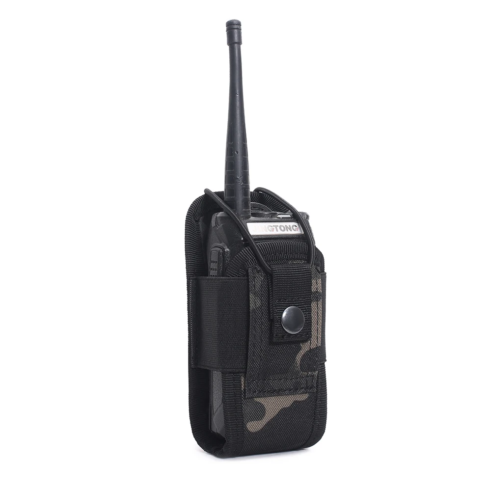 Bolsa de Radio táctica Molle Airsoft para exteriores, walkie-talkie, Wasit, soporte de bolsillo, deporte, tiro, caza, revista Mag - imagen 4