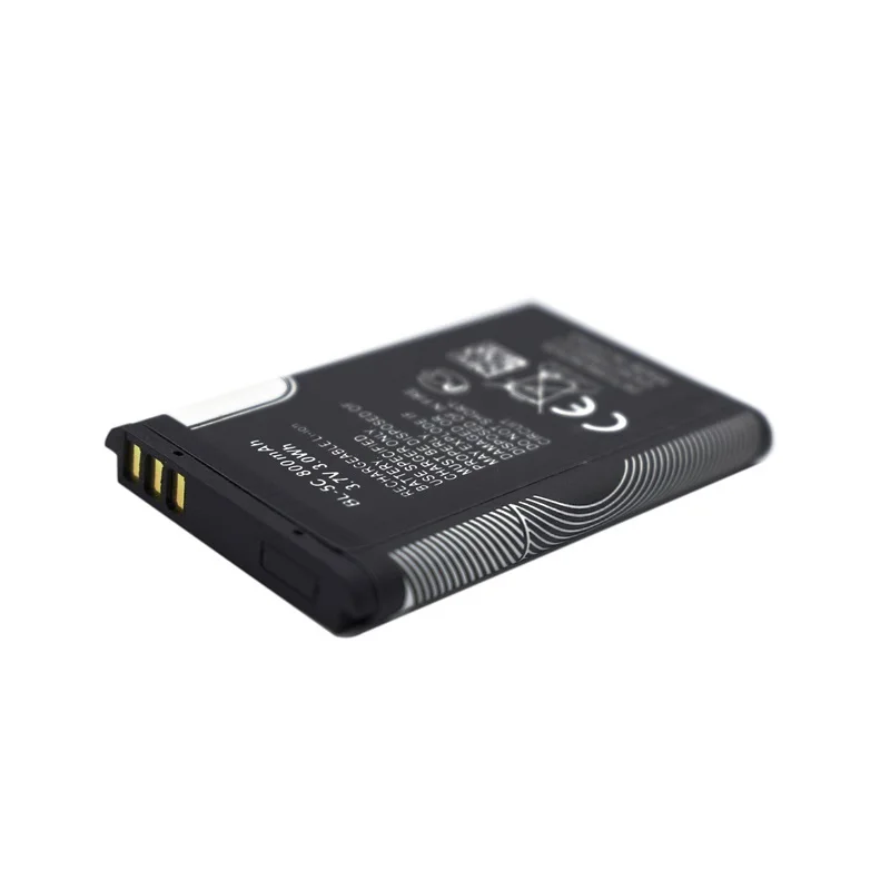 Batería de iones de litio BL5C BL-5C, 3,7 V, 800mAh, para Nokia 6267, 6270, 6330, 6555, 6600, 6620, 6630, 1100, 1101, 1110, 1112, 1208, 1600, 2/5 Uds. - imagen 3