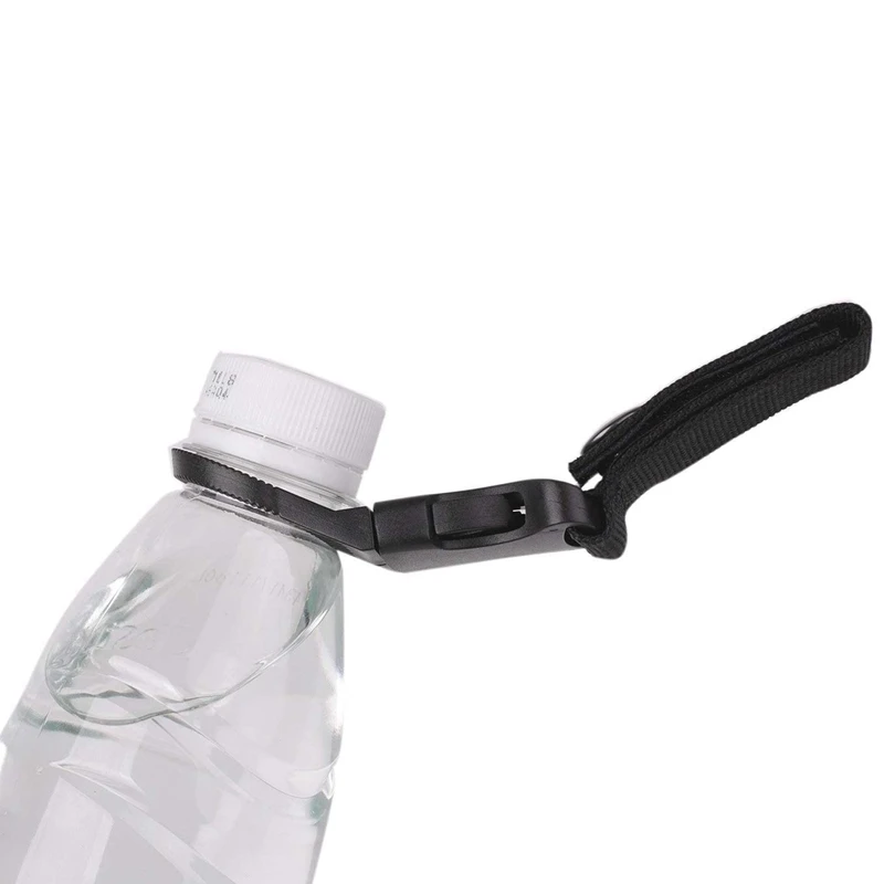 Colgador de agua táctico para exteriores, mosquetón, hebilla de botella de agua, soporte de gancho, llavero, correa de cinturón para senderismo y Camping - imagen 4