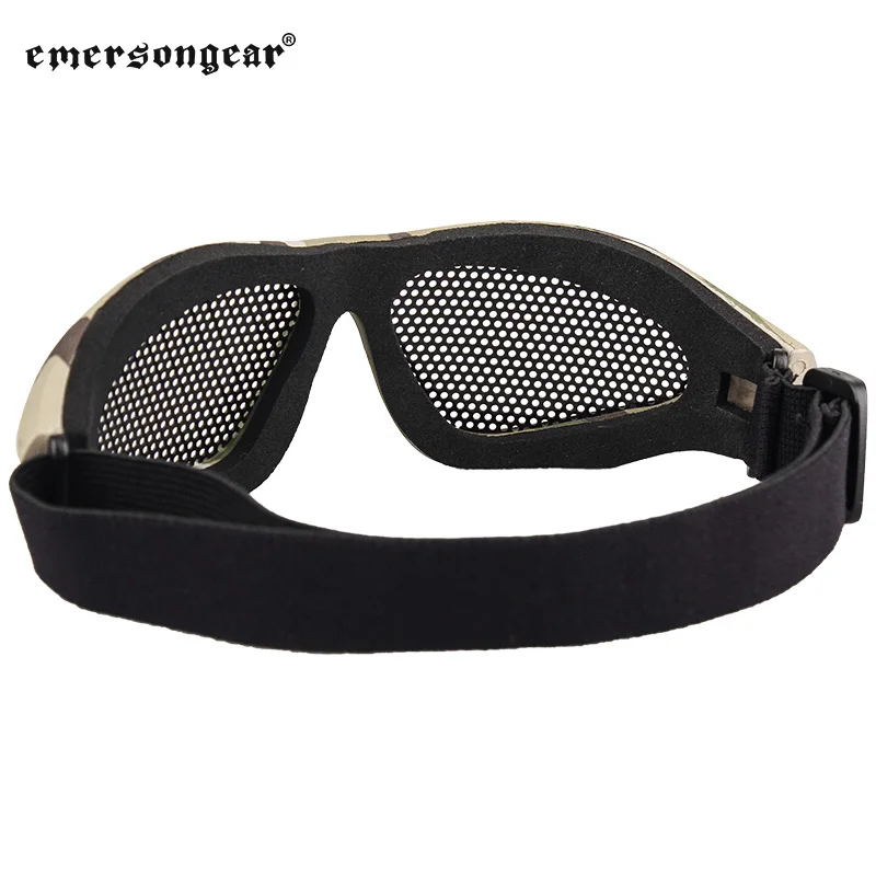 Emersongear, gafas protectoras tácticas, gafas Airsoft de malla de acero, protector de ojos, deporte, caza, campamento, ciclismo, senderismo al aire libre - imagen 5