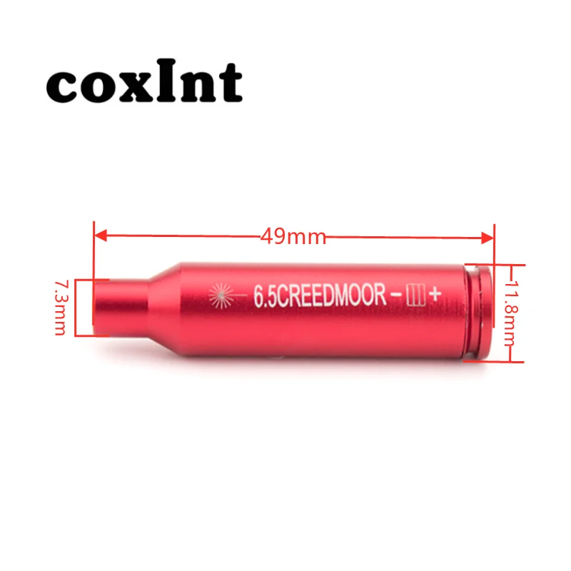 Creedmoor-puntero láser para Rifle, visor de 6.5Cre, colimador 6,5, batería incluida, 6,5 - imagen 4