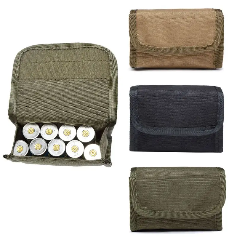 Bolsa táctica para Cartucho de munición de caza Airsoft, soporte de recarga, accesorios para pistola Molle, calibre 12, 20G, 10 rondas - imagen 2