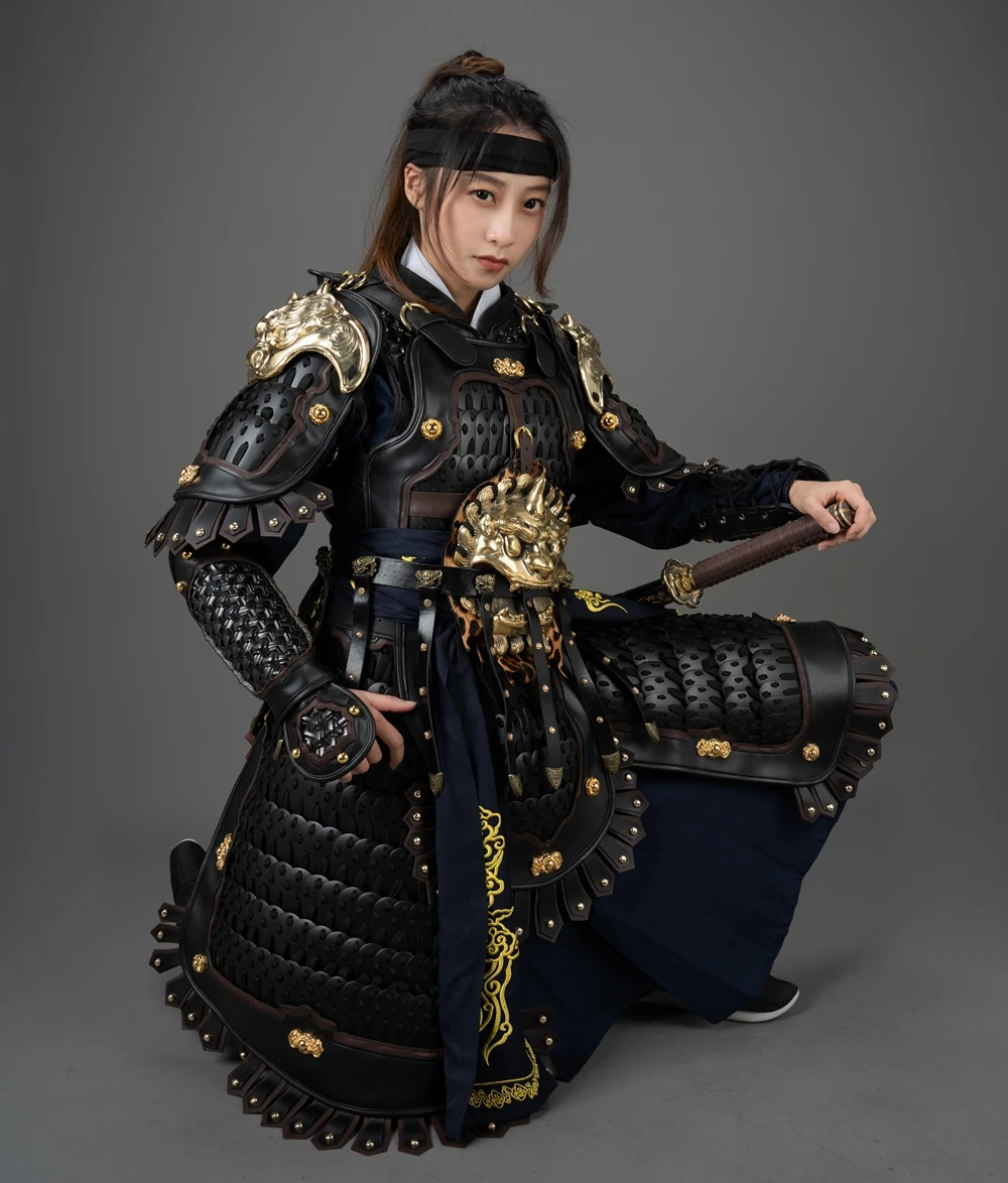 Zhajia-armadura táctica de los generales chinos, armadura de la canción y la dinastía Ming, puede ser usada por hombres y mujeres, estilo chino - imagen 3