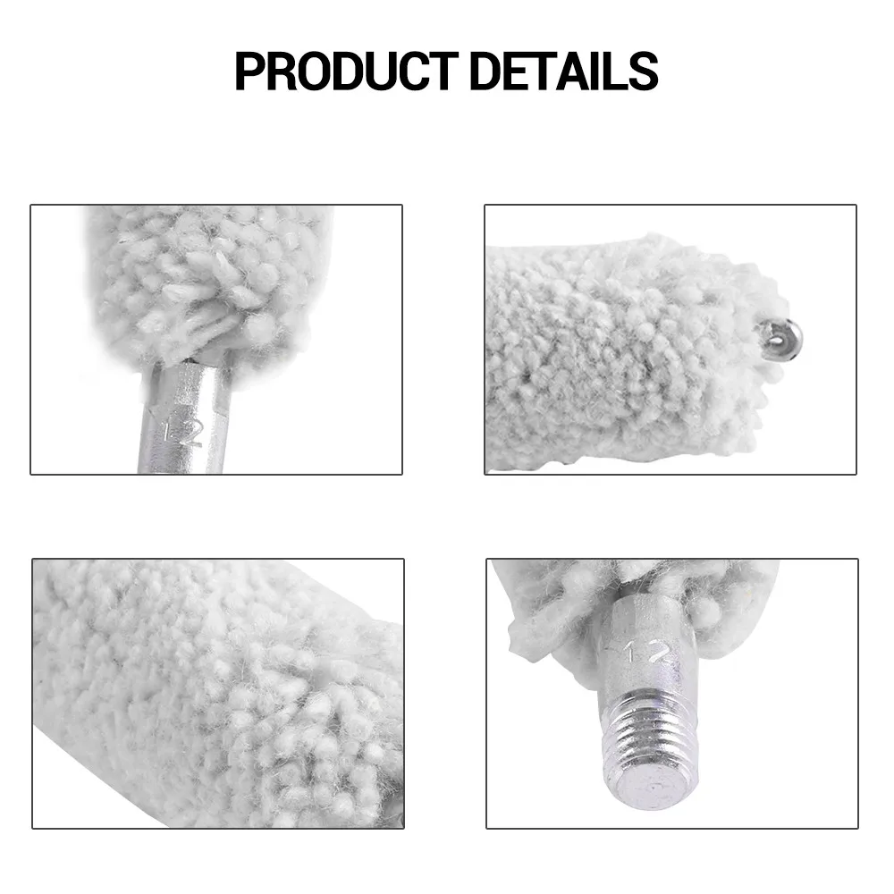 Juego de cepillos de algodón para pistola táctica, cepillo de limpieza para pistola de caza, 9mm, 12GA, 30, 300, 308, 22, 45, 5 unidades - imagen 2