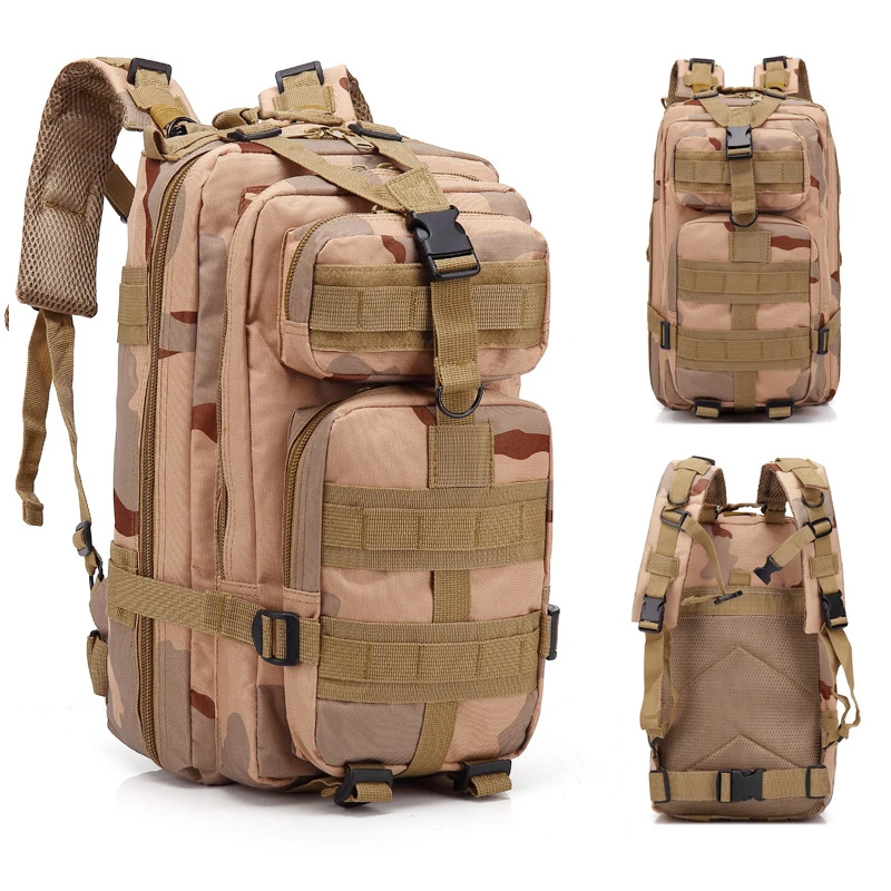 Mochila táctica impermeable para hombre, bolsa militar para deportes al aire libre, senderismo, Camping, viaje, equipo de entrenamiento - imagen 3