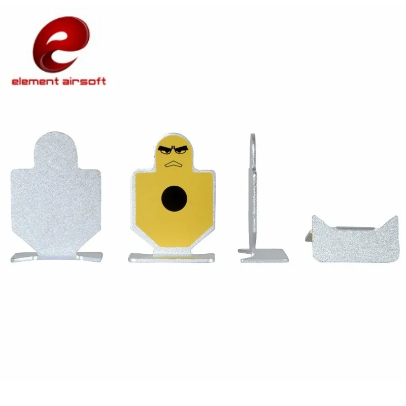 Element Airsoft AEG Metal Warriors of Fortitude Shooting Target, aluminio Training Softair Paintball Hunting Accessories EX118 - imagen 2