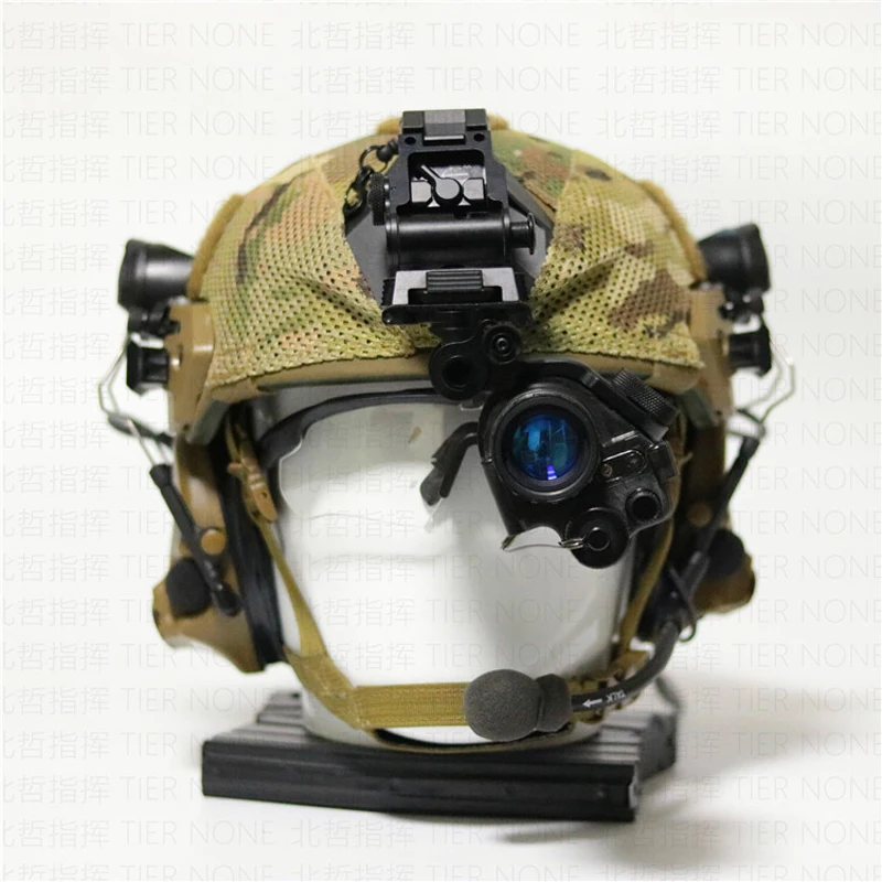 Soporte de montaje en brazo J de Metal, interfaz de cola de milano para gafas de visión nocturna AN/PVS14 NVG - imagen 4