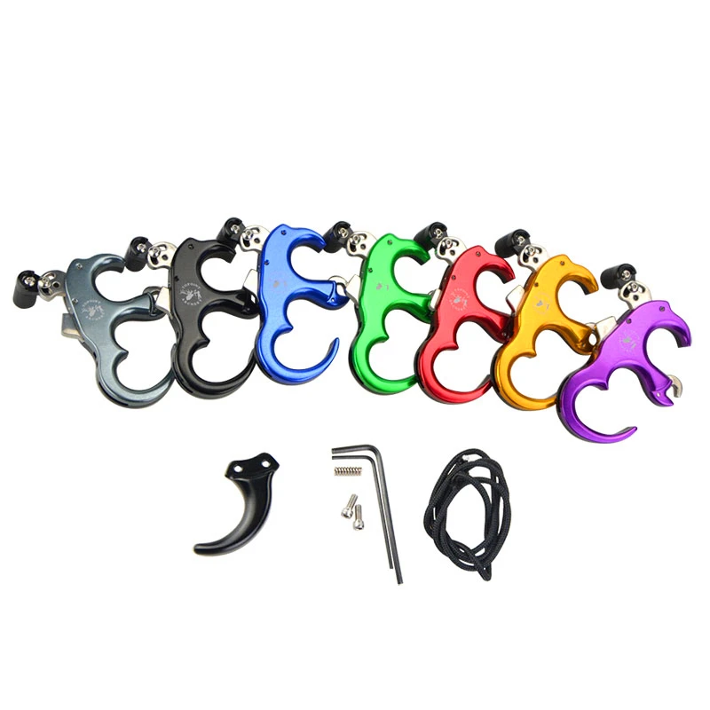 Empuñadura de liberación de arco, reemplazo de pinza de 3/4 dedos, versión automática, tiro con arco compuesto, Ayuda de liberación - imagen 4