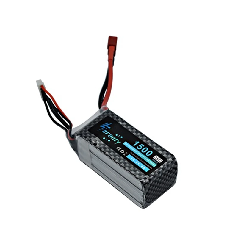 Batería Lipo recargable de 7,4 v, 11,1 v, 14,8 v, 1500mAh para helicóptero de juguete RC, coche, barco, dron, piezas de 1500mAh, 2s, 3s, 4s, 1 ud. - imagen 4
