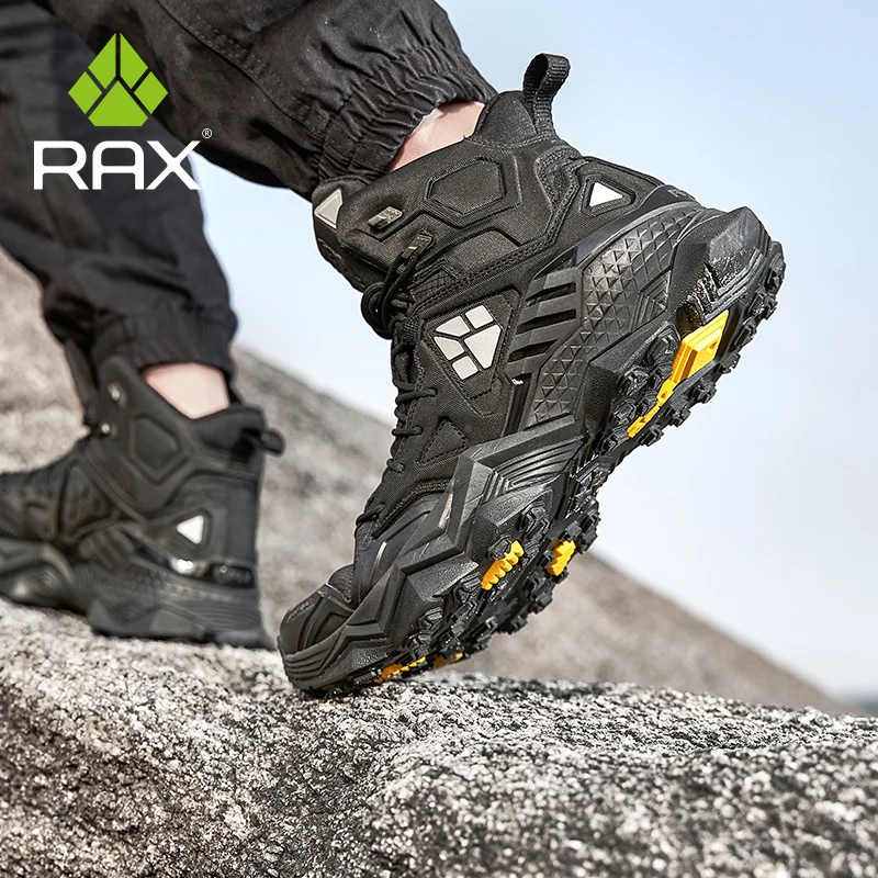 Rax-zapatos de senderismo impermeables para hombre, botas de escalada al aire libre, Camping, caza, Trekking, zapatillas tácticas, Wakling, deporte Antle, zapatos de nieve - imagen 5