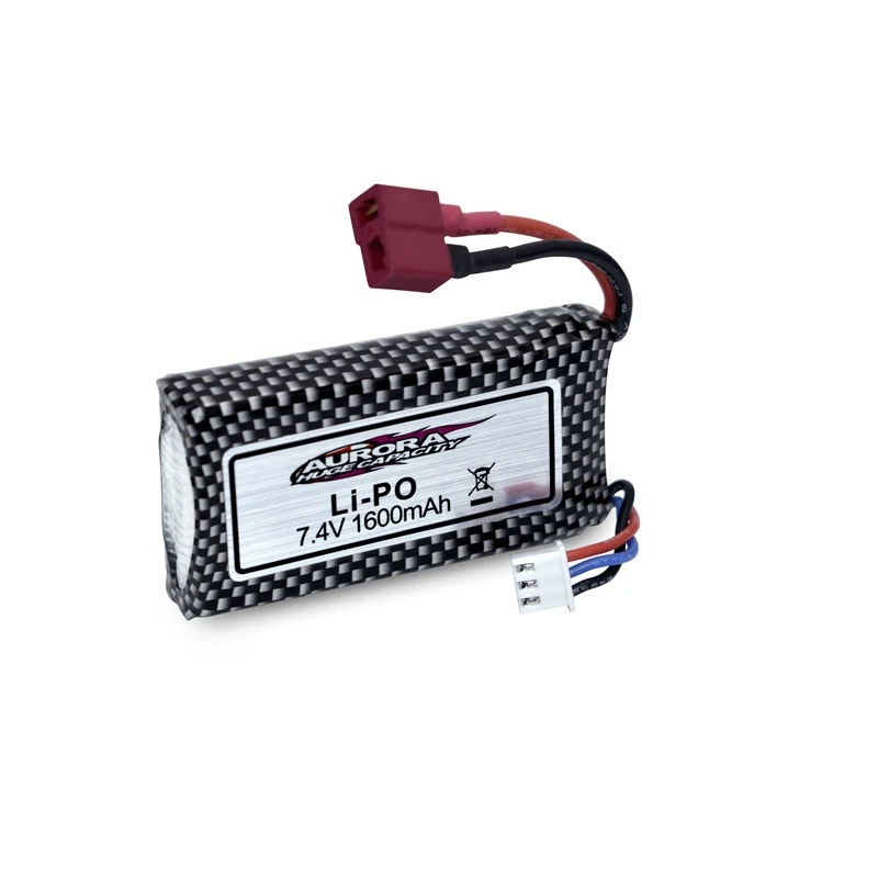 Batería Lipo XLH 7,4 para coche teledirigido, recambio Original de 9125 v, 7,4 mah, 1600mah, 9125 mah, 1600 v, 1-5 unidades - imagen 3