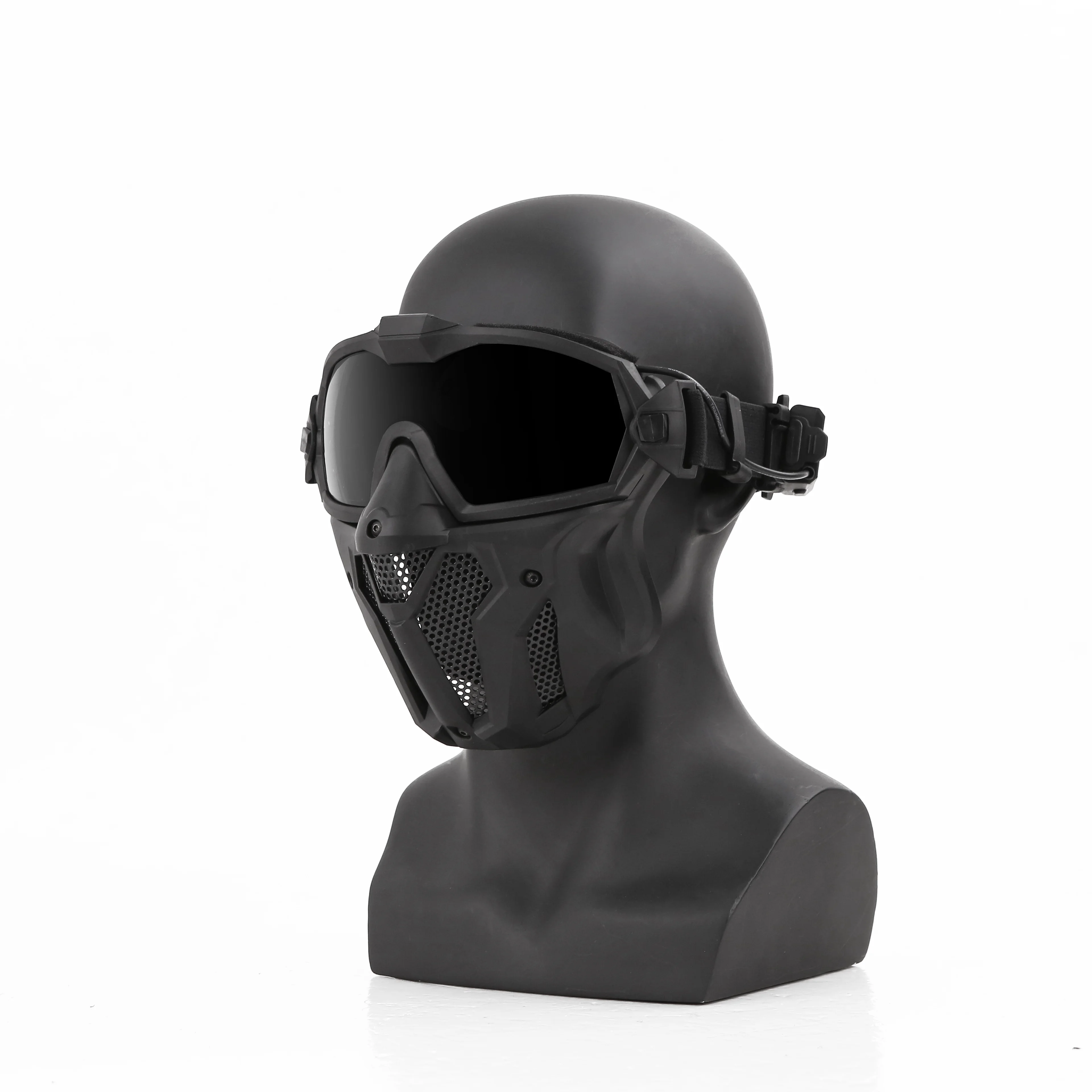 Emersongear-mascarilla facial completa antiniebla, máscara táctica con ventilador, Airsoft, caza, combate, tiro, entrenamiento protector facial, BD6654 - imagen 4