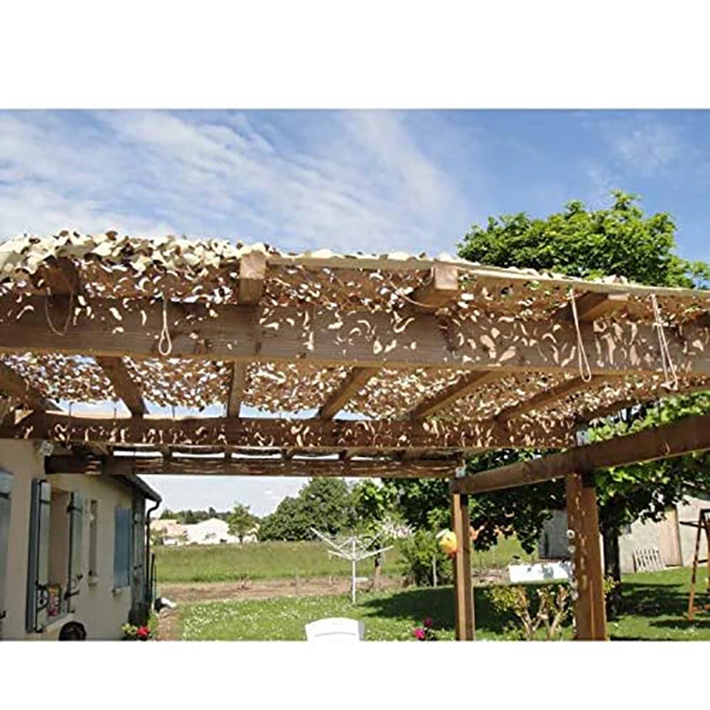 Red de camuflaje para jardín, red colgante de 6x6, 7, 8, 10 y 12M para sombra de terraza - imagen 4