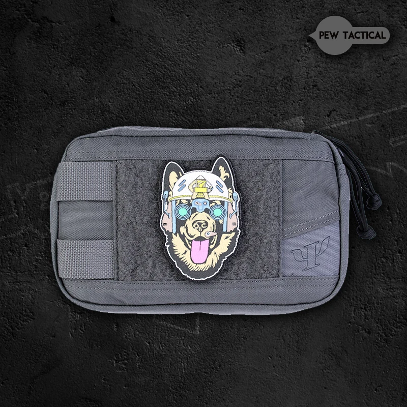 PEW-insignia táctica de pastor alemán K9, insignia táctica de personalidad para exteriores - imagen 4