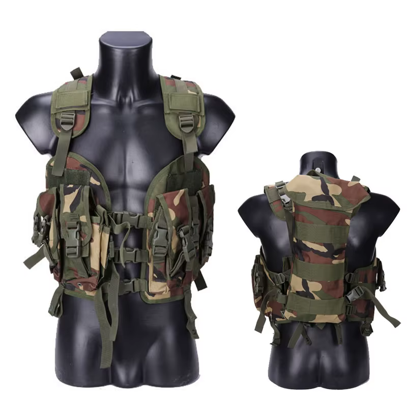 Chaleco táctico Airsoft de entrenamiento y caza - Camuflaje MOLLE - imagen 3