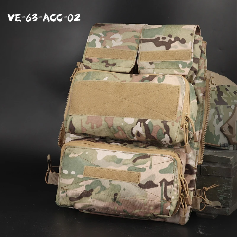 Chaleco táctico Camo JPC2.0 Paquete de accesorios de expansión de alta capacidad, bolsa para revistas, combinada con deflector, nailon 1000D - imagen 3