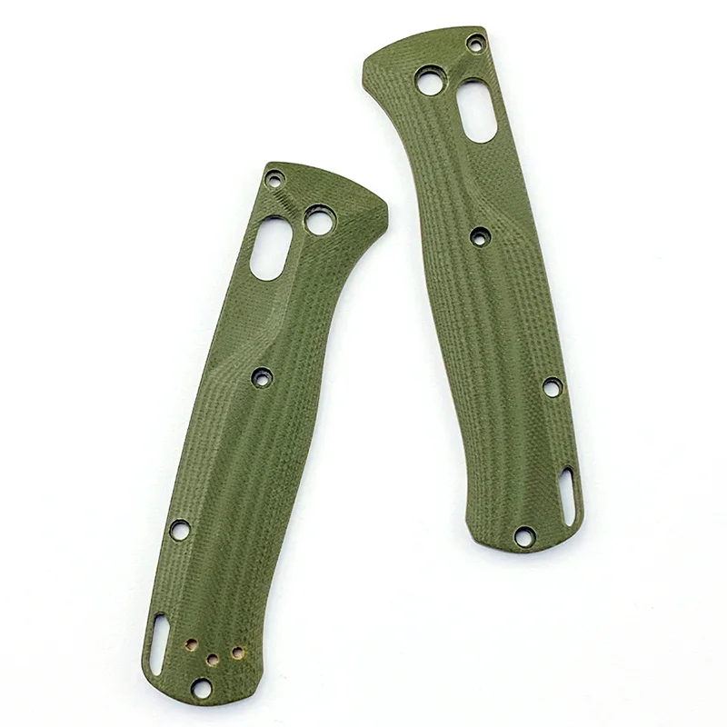 Empuñaduras de mango de cuchillo plegables G10, básculas de parche para Benchmade Bugout 535, cuchillos, mariposa, fabricación de bricolaje, piezas de accesorios de reparación, 1 par - imagen 2