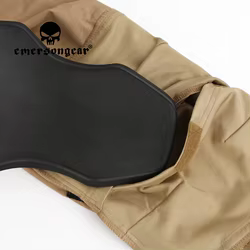 Emersongear-rodilleras protectoras de 10mm de grosor, protector de combate táctico para Airsoft, juego de guerra, entrenamiento de senderismo, pantalones de acampada EM7075B