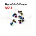 10pcs NO3 Colorful