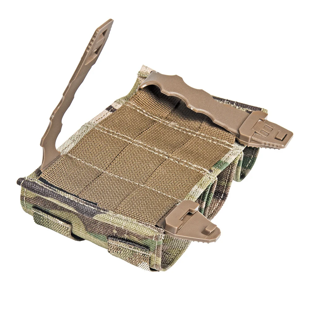 Bolsa MOLLE Kydex para cinturón de caza, accesorios de Paintball, con Clip de correa KYWI Malice con 5,56, 1 + 2 lados, revista de 9mm para cinturón TMC - imagen 4