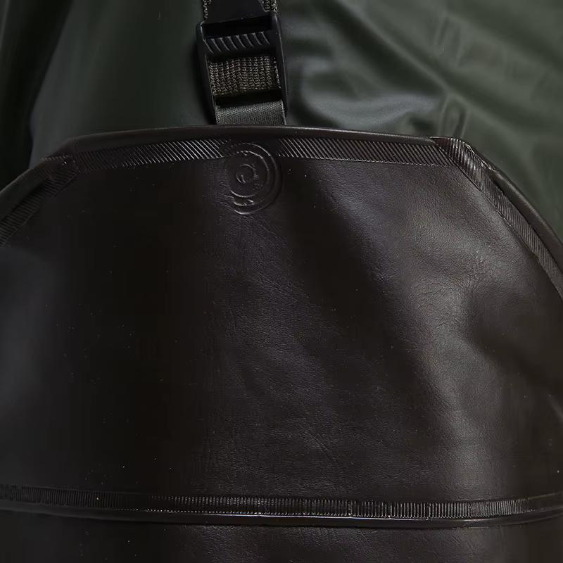 Pantalones de pesca antidesgaste impermeables para hombre y mujer, Botas de lluvia antideslizantes para exteriores, granjero, pescador, caza, pantalones de vadeo, EU 38-46 - imagen 5