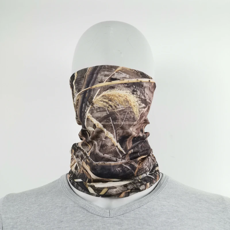 Bufandas de senderismo al aire libre para hombres, cuello transpirable de poliéster, a prueba de viento, Anti UV, cubierta de cuello, máscara facial, pesca, caza, ciclismo, Bandana - imagen 3