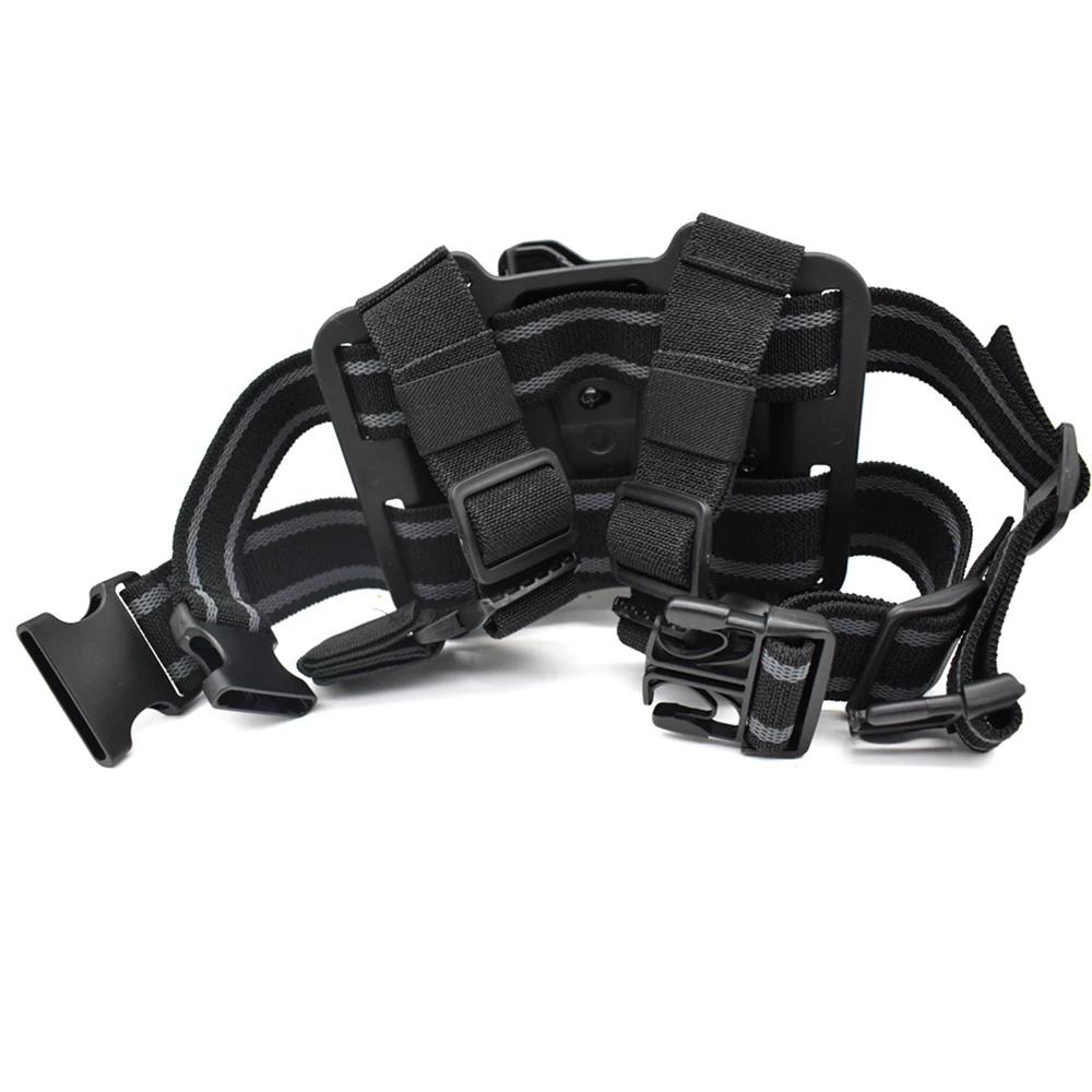 Funda táctica para pierna de caída para pistola de Airsoft P250, funda para muslo con soporte para linterna, bolsa para revistas - imagen 3