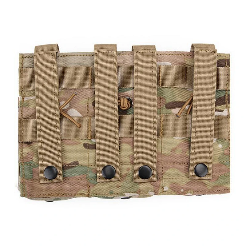 Bolsas de doble Triple Clip Molle para exteriores, conjunto táctico de equipo Airsoft, para caza, 7,62 - imagen 2