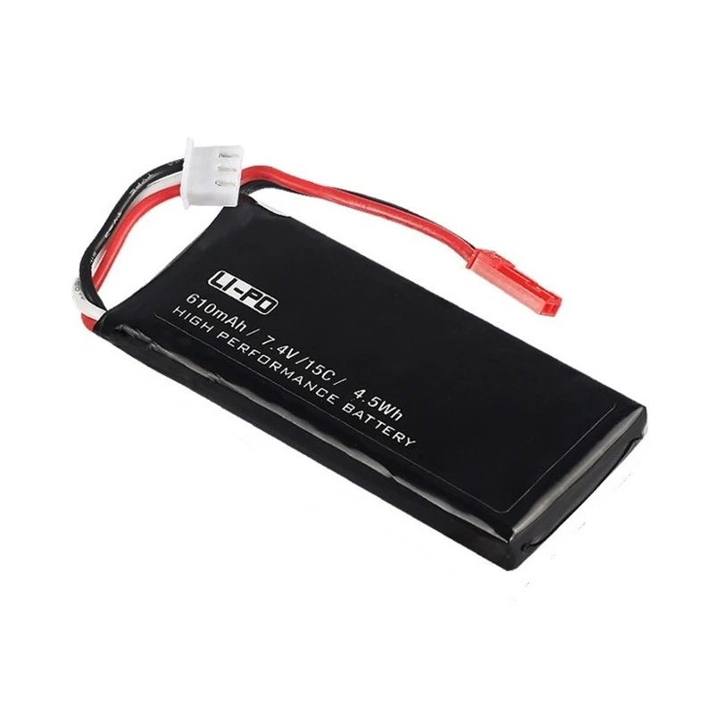 Batería Lipo de repuesto para cuadricóptero, pila recargable de 610 V para juguetes RC X4, H502S, H502E, H216A, 1-5 piezas, 7,4 V, 15C, 7,4 mAh - imagen 5