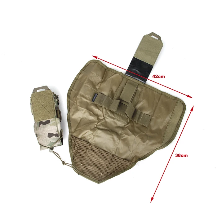 Bolsa para botiquín de primeros auxilios, bolsa médica de camuflaje para exteriores, bolsa Molle para chaleco táctico, portátil, 3355-MC - imagen 5