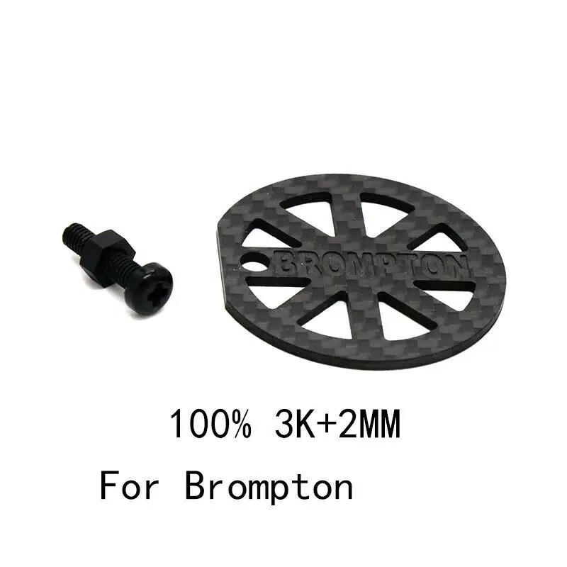 Protector de línea de freno de fibra de carbono para bicicletas plegables Brompton - imagen 4