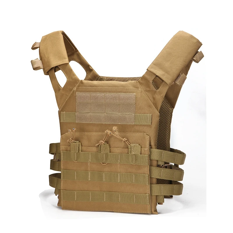 JPC-chaleco táctico Molle para hombre, protector de pecho, portador de placa para caza, Airsoft, Paintball CS, armadura al aire libre - imagen 2