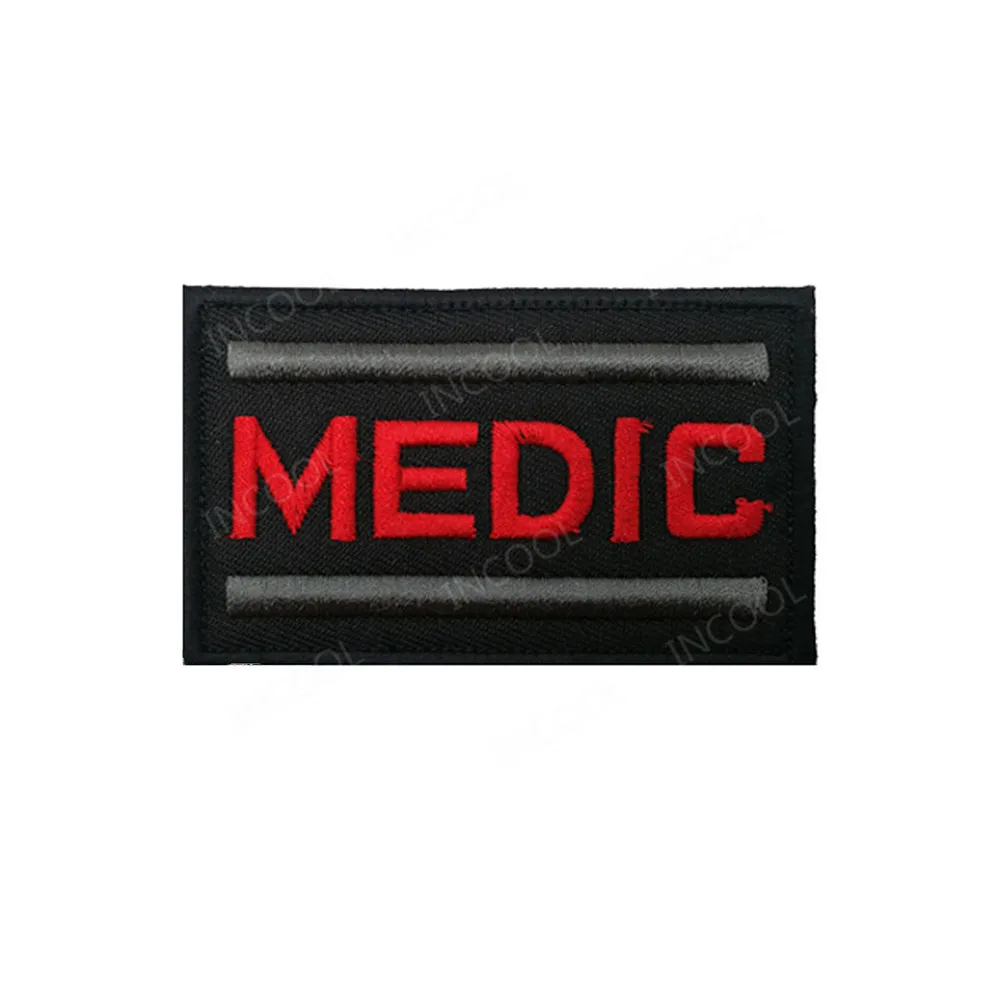 12 Embroidered 8X5CM