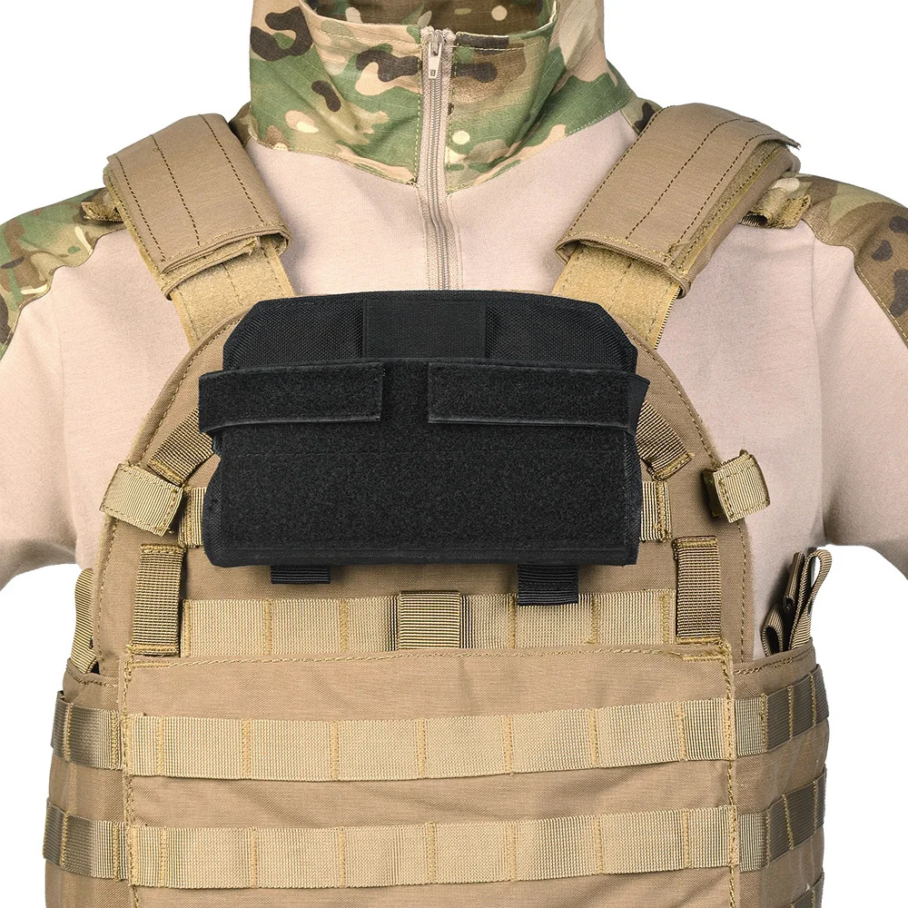 Soporte táctico MOLLE para Mapa de teléfono, bolsa de transporte, placa de chaleco, Panel frontal, cinturón, paquete Stiky EDC, accesorios de caza de nailon - imagen 2