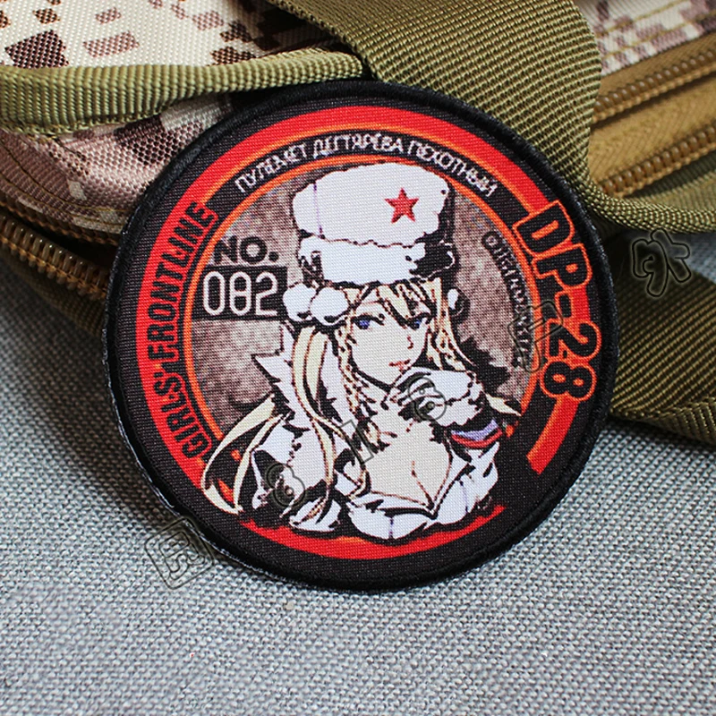 Parche táctico de primera línea para niña, brazalete con estampado, pistola, mochila, insignias adhesivas para ropa, bolsa, decoración, equipo Griffin 404 dimensional - imagen 4