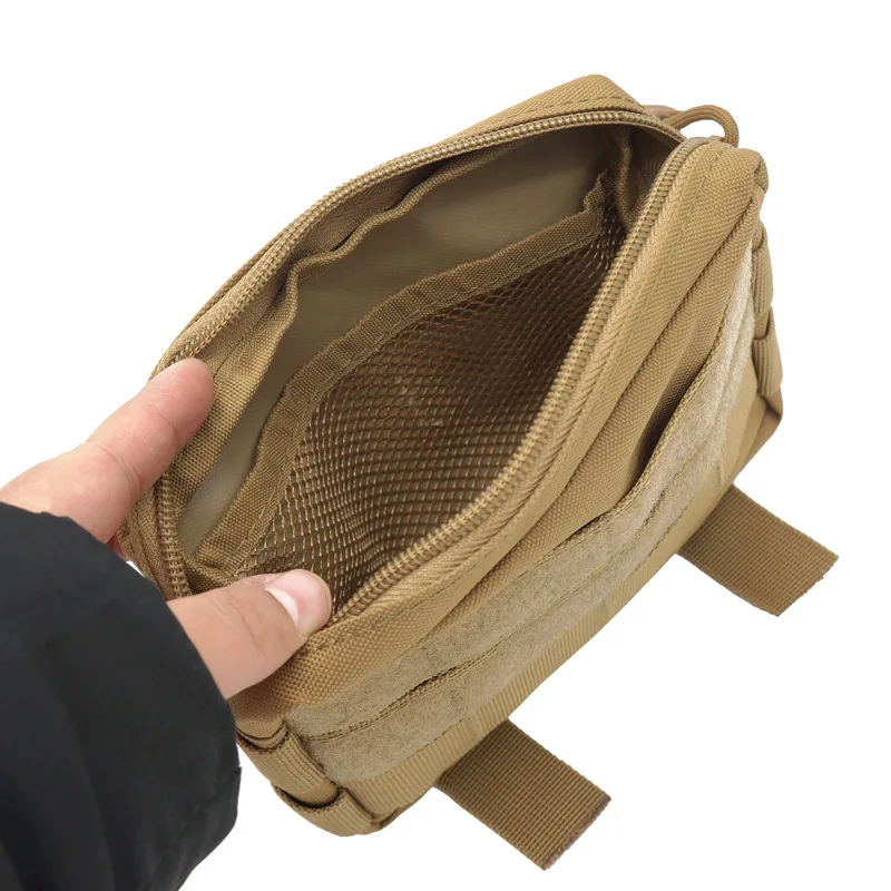 Riñonera militar Molle para exteriores, herramienta EDC, bolsa táctica médica de primeros auxilios, funda de soporte para teléfono, bolsa de caza - imagen 3