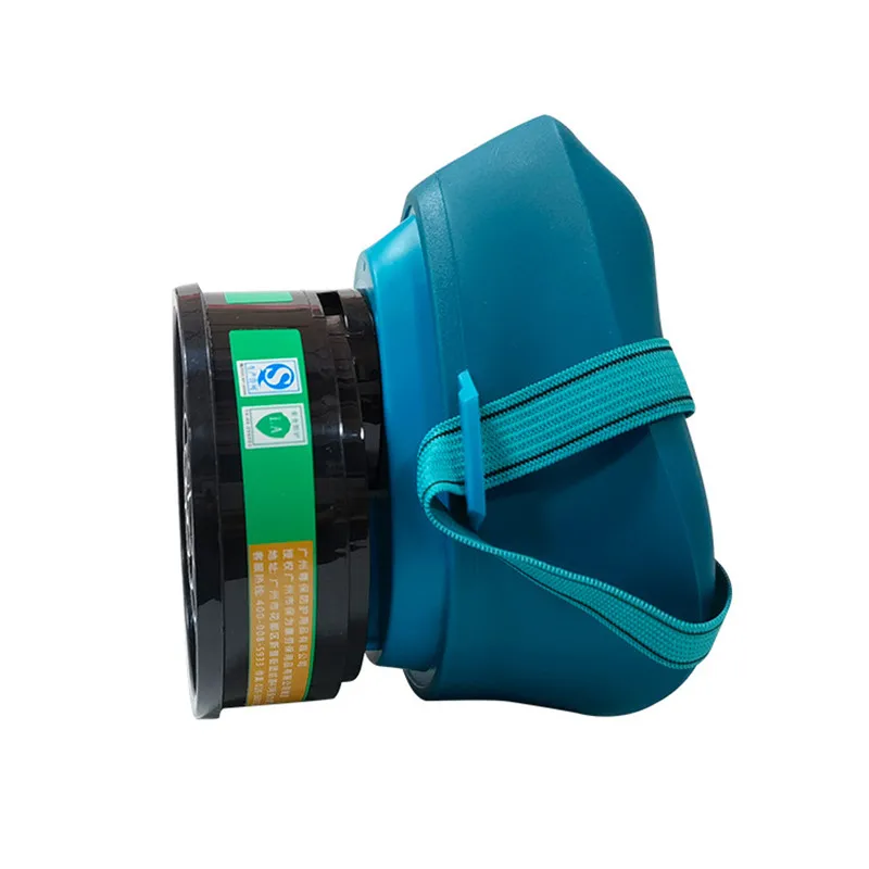 Máscara de gas con filtro para pintura, pulverización, protección facial, respirador químico, media cara antipolvo - imagen 3