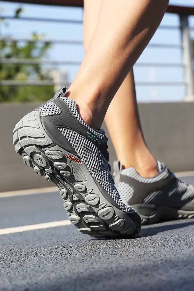 HUMTTO-zapatos de senderismo transpirables para hombre, calzado de escalada para deportes al aire libre, zapatos de caza, zapatillas de Trekking, botines tácticos para hombre - imagen 5