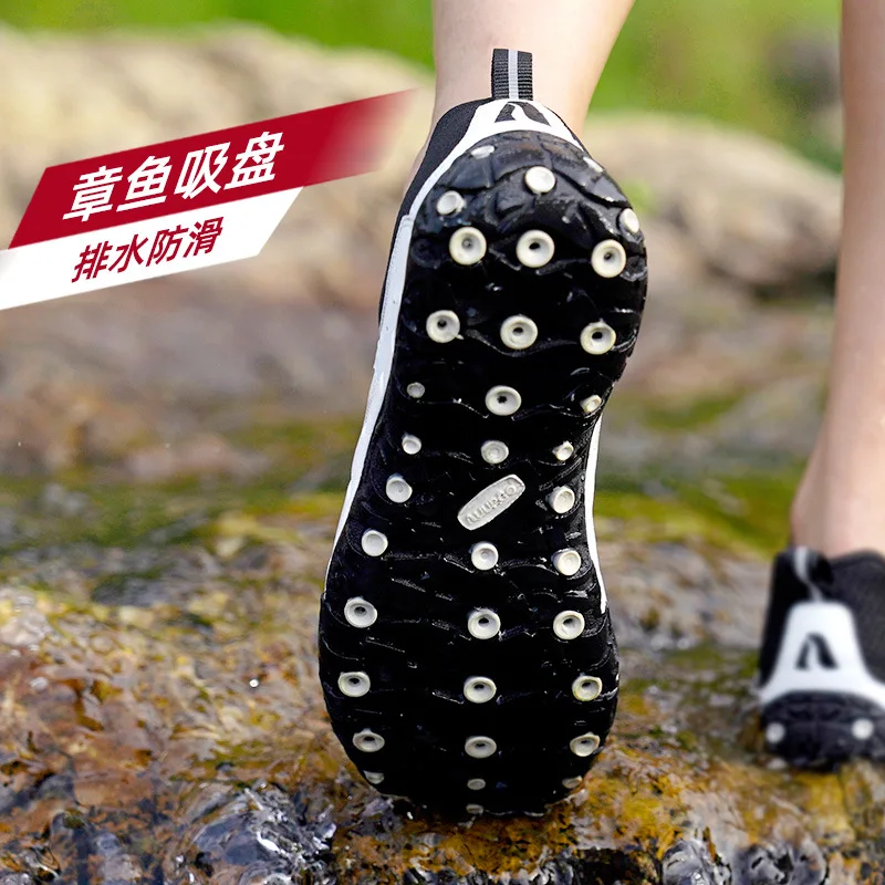Zapatos acuáticos de verano para hombre, zapatos de pesca transpirables de secado rápido para mujer, zapatos de agua antideslizantes para trekking, zapatillas deportivas para senderismo - imagen 4
