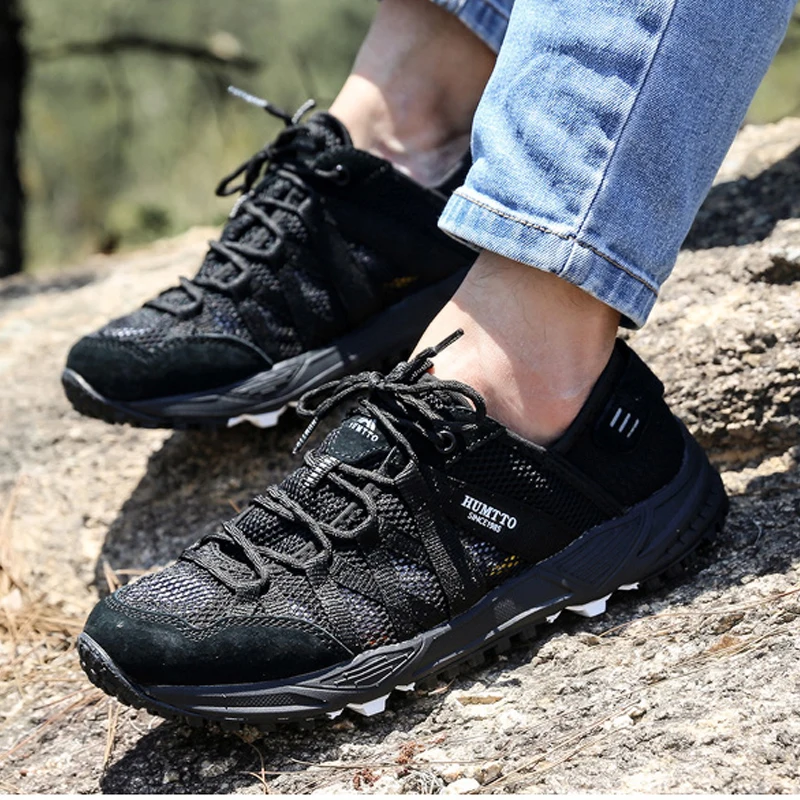 Botas de senderismo HUMTTO transpirables para hombre, trekking