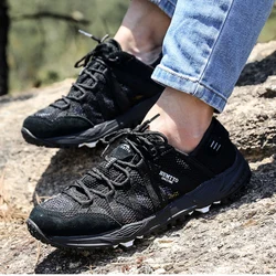 Botas de senderismo HUMTTO transpirables para hombre, trekking