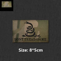 Bandera IR Gadsden Reflectante – Parche Serpiente Brazalete Nylon