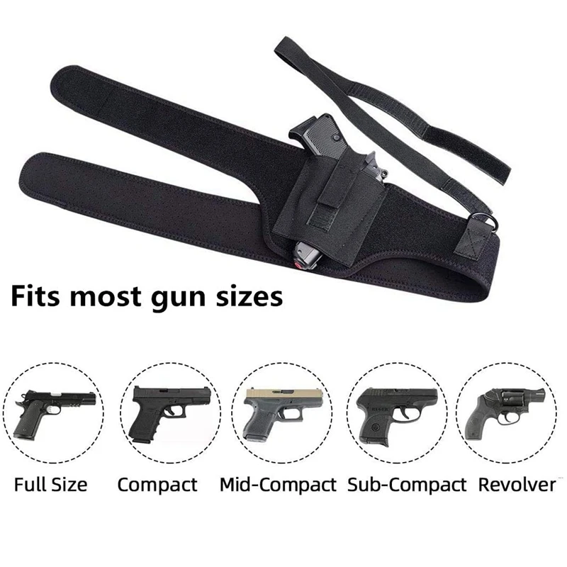 Pistolera oculta de cintura para Glock Sig Suaer G2C 1911 Makarov, cinturón ajustable universal, soporte para pistola - imagen 5