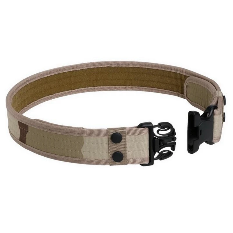 Cinturón táctico de combate del Ejército para hombres, correa de cintura de entrenamiento multifuncional de liberación rápida, accesorios de caza - imagen 2