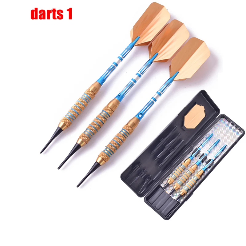 Juego de Dardos profesionales de punta suave para interior, Dardos electrónicos de aleación de aluminio, 18g, 5 estilos, 2 unidades - imagen 2