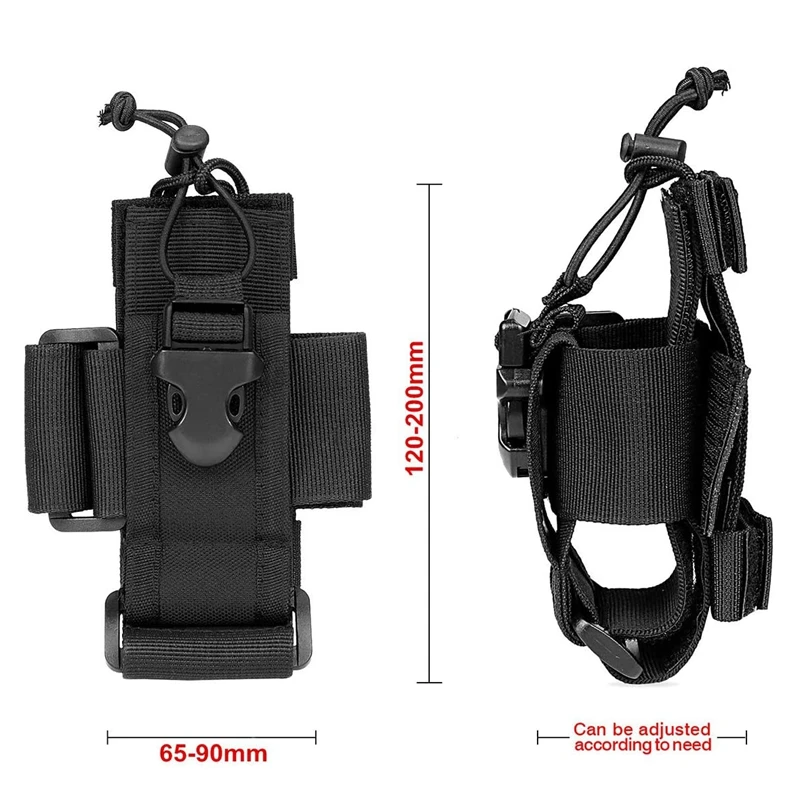 Bolsa táctica Molle para Radio, soporte bidireccional para walkie-talkie, riñonera de nailon para revistas, funda portátil para interfono, paquete de caza - imagen 5