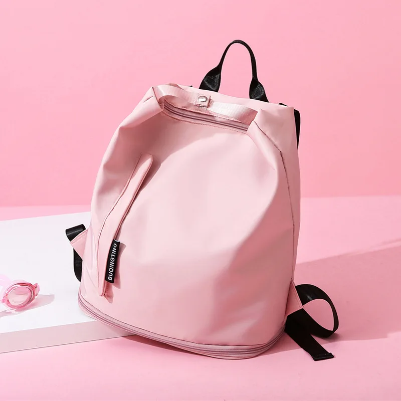 Mochila plegable para natación, bolsa seca y húmeda para acampar, bolsas deportivas de viaje para piscina, playa, traje de baño con zapatos, Bolsa Escolar de Fitness con bolsillo - imagen 3