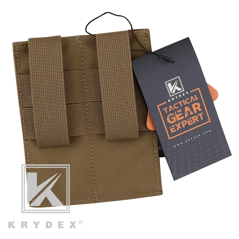KRYDEX-bolsa elástica táctica para revistas, 9mm, 45 pistolas, doble parte superior abierta, alta velocidad, dibujo rápido, bolsa MOLLE Mag, accesorios de caza - imagen 2