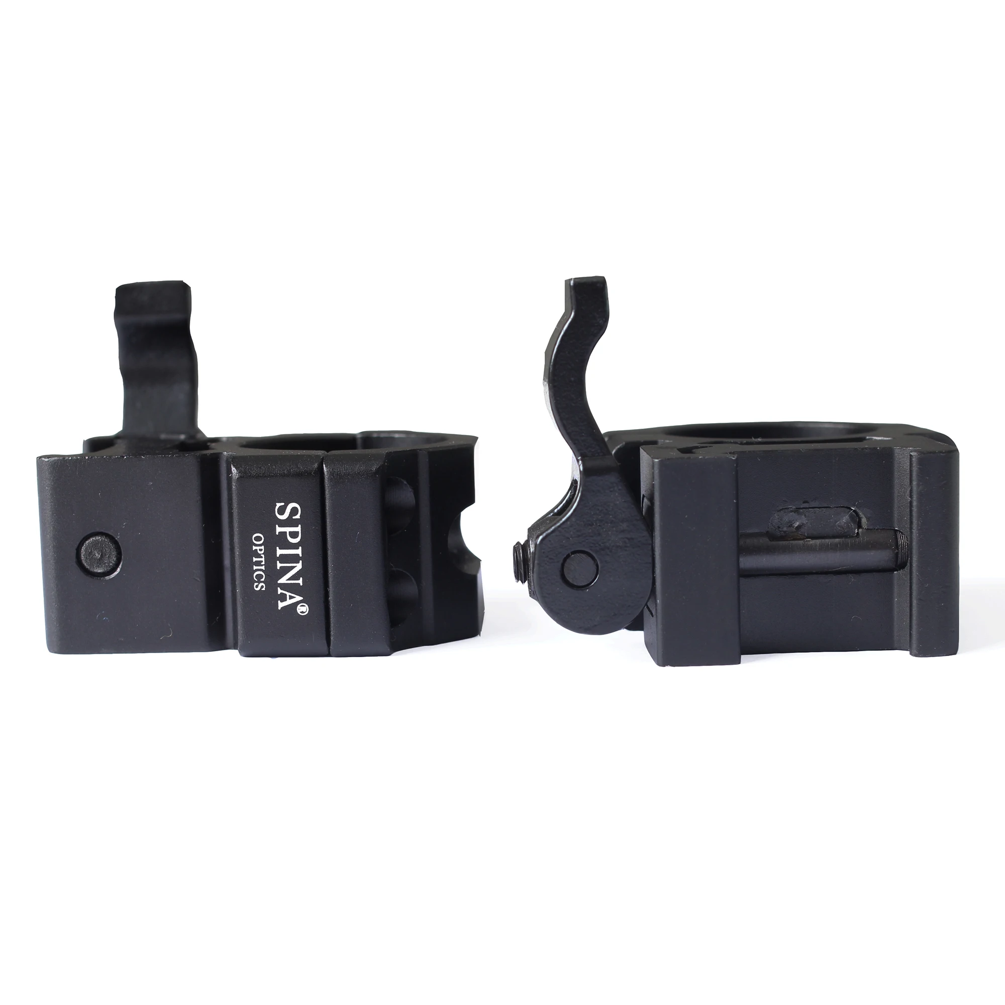 Mira QD táctica Universal de liberación rápida, anillos de 25,4mm, riel Picatinny, soporte de mira óptica para tiro, accesorios de caza - imagen 3